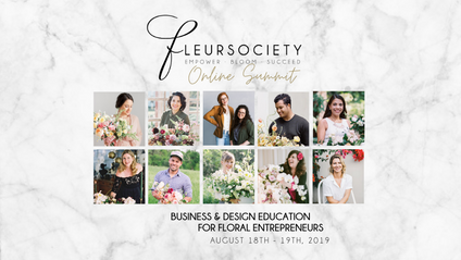 Product image for Fleursociety Online Summit for Floral Designers SUMMER 2019 - REPLAYS
