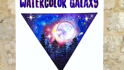 Product image for 5 Step Watercolor Galaxy