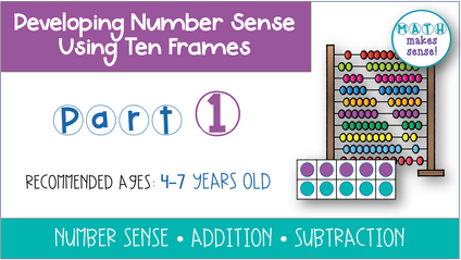 Product image for Developing Number Sense Using Ten Frames: Part 1