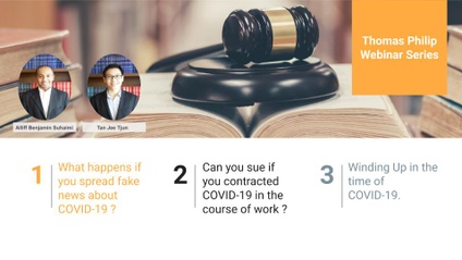 Product image for (English) 20200416 Thomas Philip Legal Webinar Series by Alliff Benjamin Suhaimi & Tan Jee Tjun - (Thomas Philip Advocates & Solicitors)