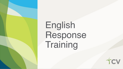 Product image for CV English Response Training