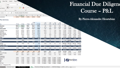 Product image for Financial Due Diligence Training Course - Complete P&L