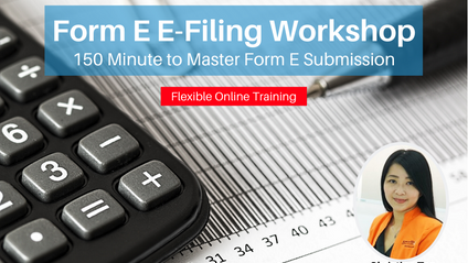 Product image for (English) Form E e-Filing Workshop by Christina Tan (Adrian Yeo Chartered Accountants)