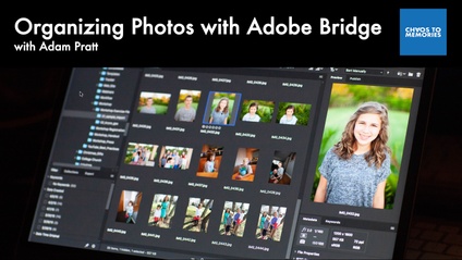 Product image for Organizing Photos with Adobe Bridge