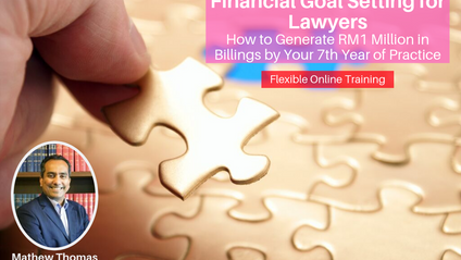 Product image for (English) Financial Goal Setting for Lawyers by Mathew - (Thomas Philip Advocates & Solicitors)