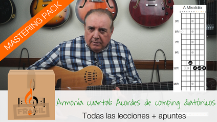 Product image for MASTERING ARMONÍA CUARTAL: LOS COMPING DIATÓNICOS