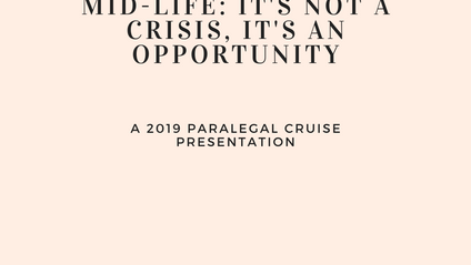 Product image for Mid-Life: It's not a crisis, it's an opportunity