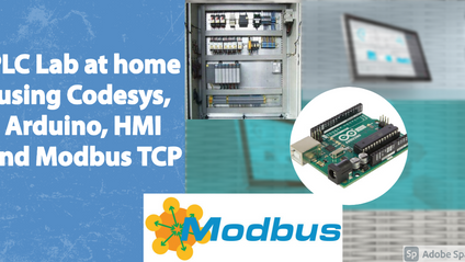 Product image for PLC lab at home using Codesys, Arduino, HMI and Modbus TCP - Elearning