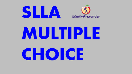 Product image for SLLA Test Prep & SLLA Practice Test Answers Review: ONLY MC Sections 6990 & PRAXIS 5412