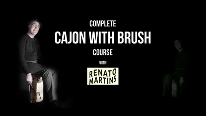 Product image for COMPLETE CAJON WITH BRUSH COURSE
