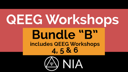 Product image for NIA QEEG Online Workshop Bundle "B" (workshops #4, #5, #6)
