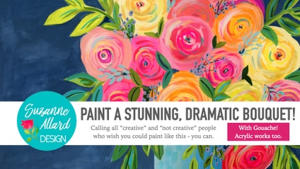 Product image for Paint a Stunning, Dramatic Bouquet!