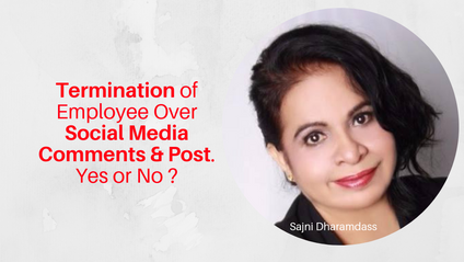 Product image for (English) Termination of Employee Over Social Media Comments & Post. Yes or No ? by Sajni Dharamdass (VMS Solution)
