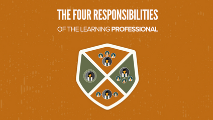 Product image for The four responsibilities of the learning professional
