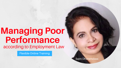 Product image for (English) Managing Poor Performance under Employment Law by Sajni Dharamdass (VMS Solution)