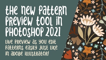 Product image for The Pattern Preview Tool in Photoshop