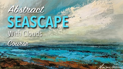 Product image for Loosen Up! Abstract Seascape with Clouds