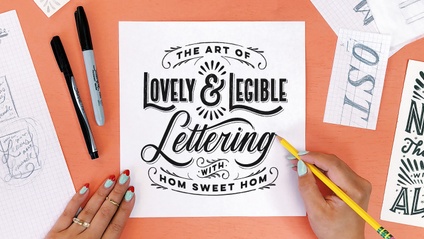 Product image for The Art of Lovely and Legible Lettering