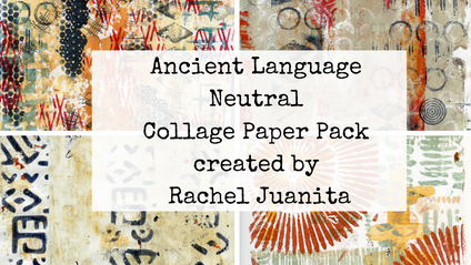 Product image for Ancient Language Neutral Collage Papers