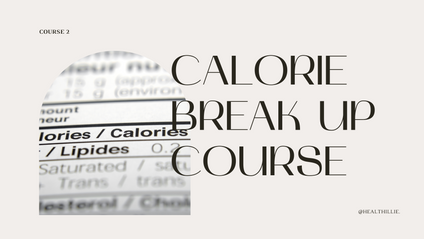 Product image for CALORIE BREAK UP COURSE