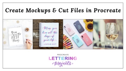 Product image for Create Mockups & Cut Files in Procreate