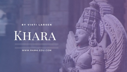 Product image for Khara (22nd Drekkāna and 64th Navāmśa), the cause of danger and demise