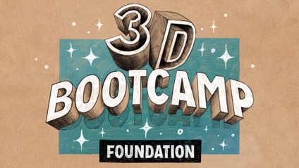Product image for 3D Lettering Bootcamp - Foundation – Winter 2021