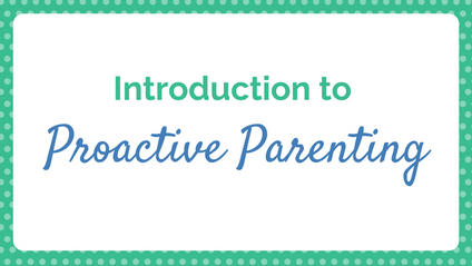 Product image for Proactive Parenting