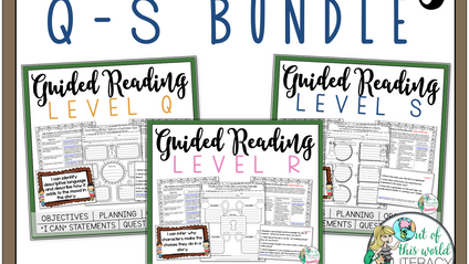 Product image for Guided Reading Levels Q-S