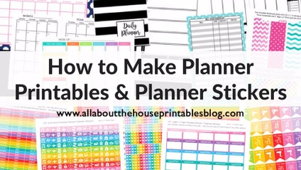 Product image for How to Make printables and planner stickers in Photoshop
