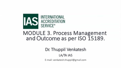 Product image for ISO 15189 - MODULE 03 - Process Management - Outcomes - Technical Requirements