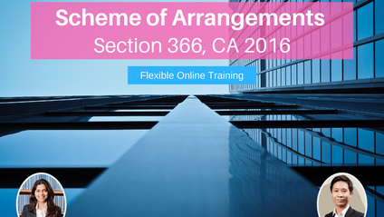 Product image for (English) Scheme of Arrangements  Section 366, CA 2016 by Lavinia Kumaraendran & Sean Tan Yang Wei (Thomas Philip Advocates & Solicitors)