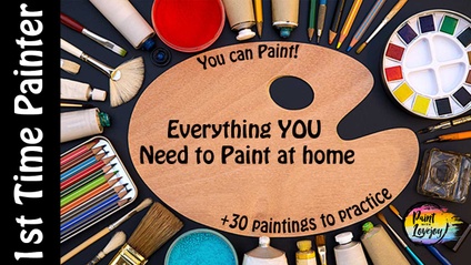 Product image for Acrylic Painting Crash Course (First-Time Painter)