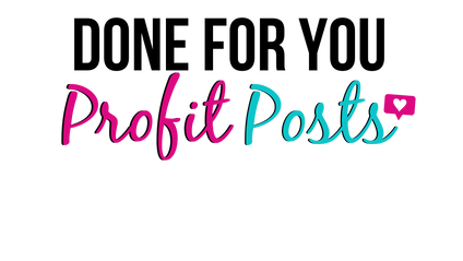 Product image for Done for You Profit Posts