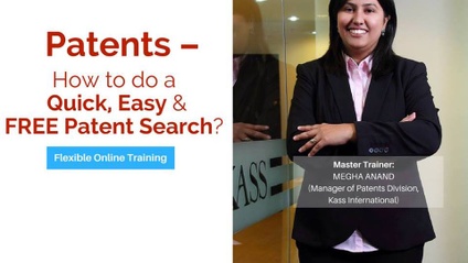 Product image for (English) Patents: How to do a Quick, Easy and Free Patent Search? by Megha Anand (KASS International)