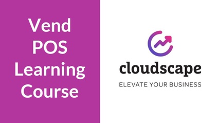 Product image for Cloudscape Training for Vend POS