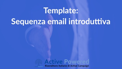 Product image for Template: sequenza email introduttiva