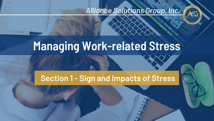 Product image for Managing Work-related Stress