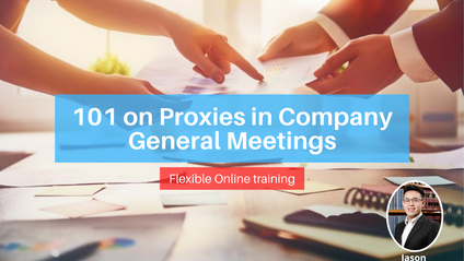 Product image for (English) 101 on Proxies in Company General Meetings by Jason Yong Kok Yew (Thomas Philip Advocates & Solicitors)