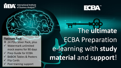 Product image for ECBA (Entry Certificate in Business Analysis) Preparation
