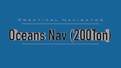 Product image for Oceans/Celestial Navigation Coast Guard Sample Exam (200 ton)