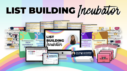 Product image for The List Building Incubator