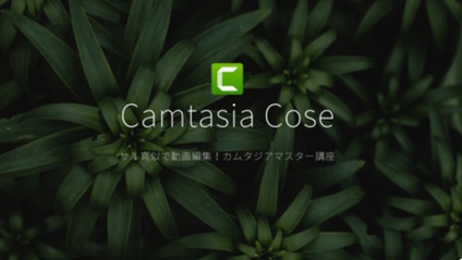 Product image for サル真似で身に着けるCamtasia（カムタジアスタジオ）｜動画編集・スクリーンキャストをマスターするコース