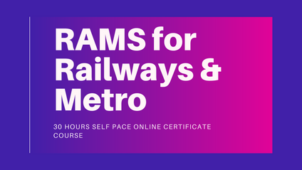 Product image for Certificate Course in RAMS for Railways and Metro