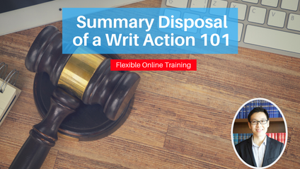 Product image for (English) Summary Disposal of a Writ Action 101 by Tan Jee Tjun - (Thomas Philip Advocates & Solicitors)