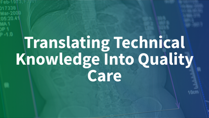 Product image for Translating Technical Knowledge Into Quality Care