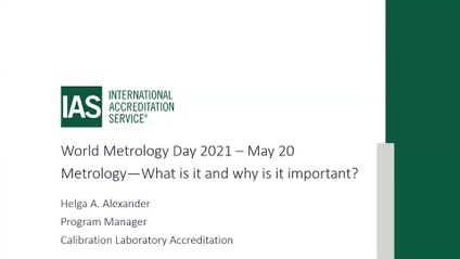 Product image for 2021 World Metrology Day