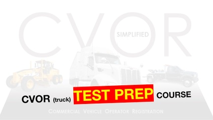 Product image for CVOR Test Prep (Video) Course