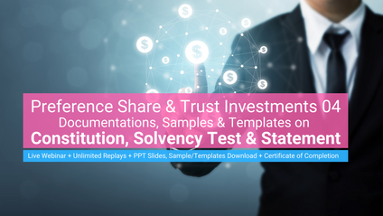 Product image for (English) Lesson 04: Constitution, Solvency Test & Statement of Preference Share & Trust Investments