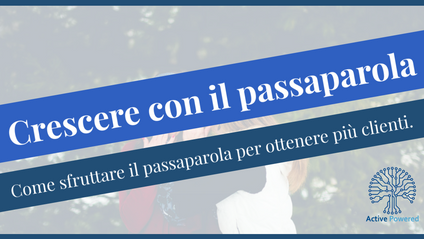 Product image for Crescere con il passaparola